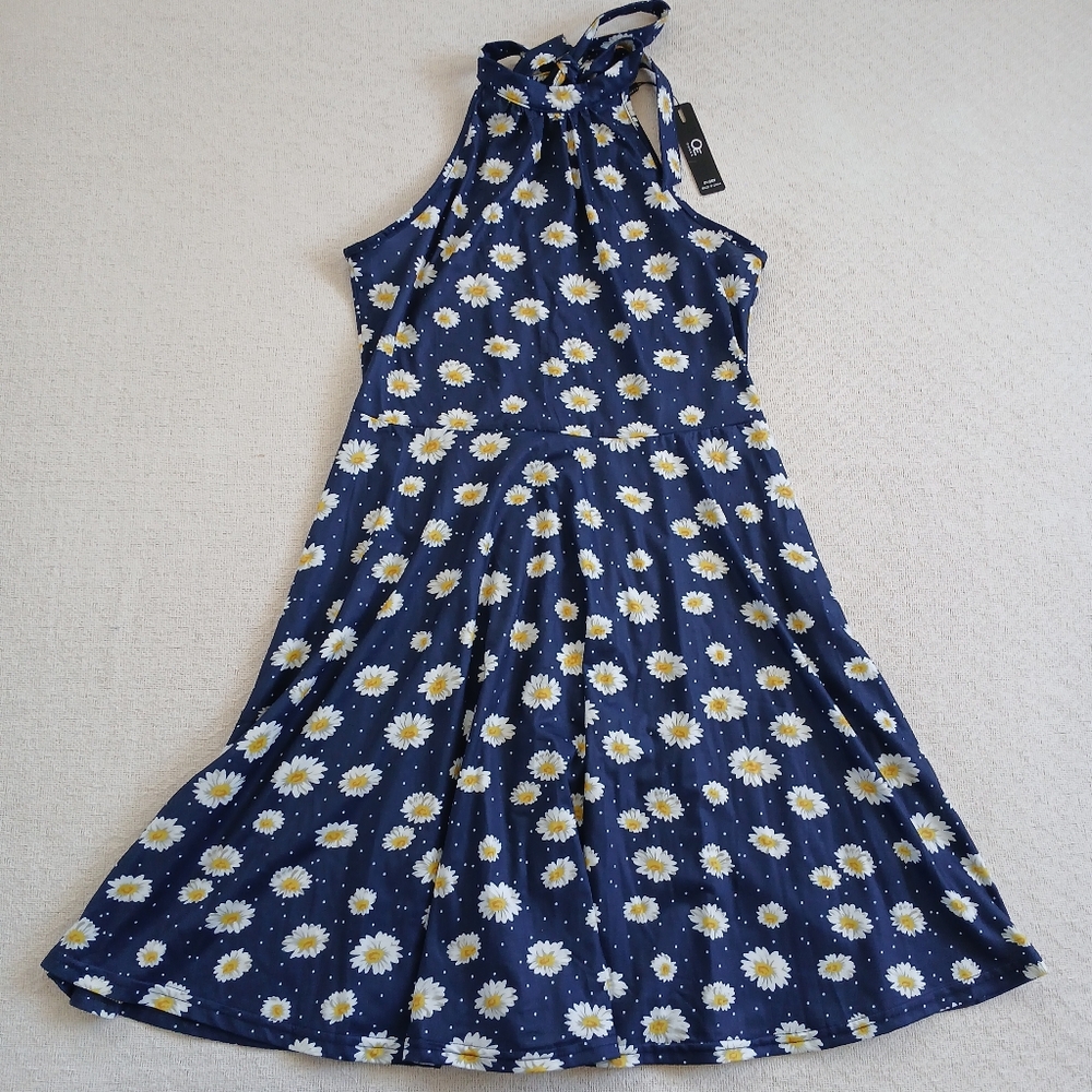 ouges ♡ daisy floral cotton dress